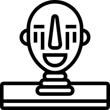 Black and white face mask icon symbol vector illustration in minimal simple style graphic design element for modern artwork clean outline sketch flat pictogram abstract template contour editable isolated digital png format for web ui