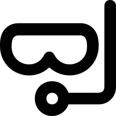 Black and white face mask icon symbol vector illustration in minimal simple style graphic design element for modern artwork clean outline sketch flat pictogram abstract template contour editable isolated digital png format for web ui