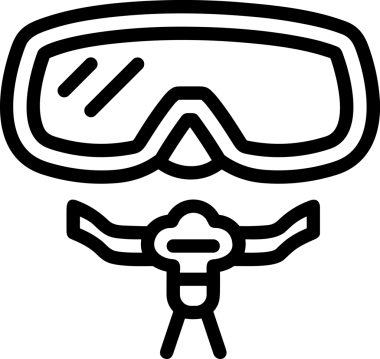 Black and white face mask icon symbol vector illustration in minimal simple style graphic design element for modern artwork clean outline sketch flat pictogram abstract template contour editable isolated digital png format for web ui