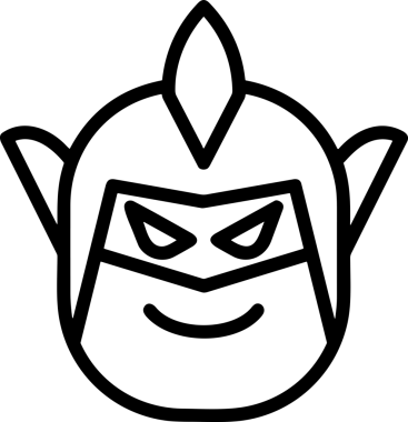 Black and white face mask icon symbol vector illustration in minimal simple style graphic design element for modern artwork clean outline sketch flat pictogram abstract template contour editable isolated digital png format for web ui