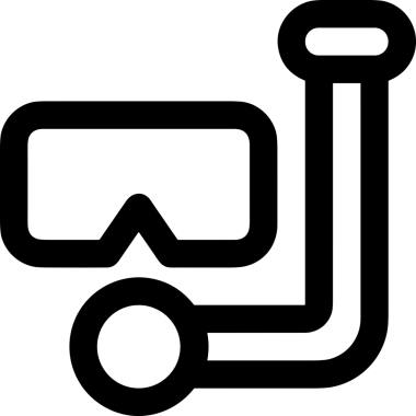 Black and white face mask icon symbol vector illustration in minimal simple style graphic design element for modern artwork clean outline sketch flat pictogram abstract template contour editable isolated digital png format for web ui