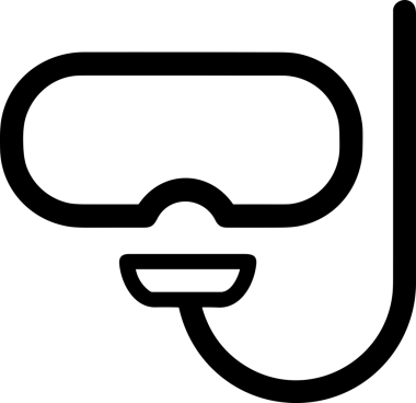 Black and white face mask icon symbol vector illustration in minimal simple style graphic design element for modern artwork clean outline sketch flat pictogram abstract template contour editable isolated digital png format for web ui