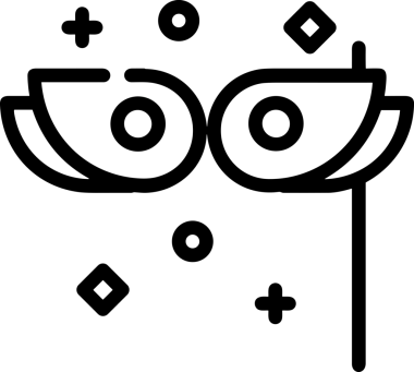 Black and white face mask icon symbol vector illustration in minimal simple style graphic design element for modern artwork clean outline sketch flat pictogram abstract template contour editable isolated digital png format for web ui