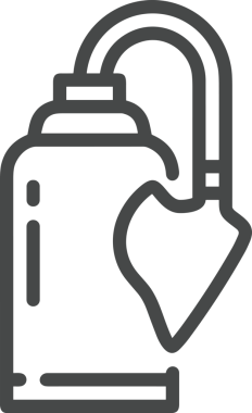 Black and white face mask icon symbol vector illustration in minimal simple style graphic design element for modern artwork clean outline sketch flat pictogram abstract template contour editable isolated digital png format for web ui