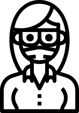 Black and white face mask icon symbol vector illustration in minimal simple style graphic design element for modern artwork clean outline sketch flat pictogram abstract template contour editable isolated digital png format for web ui