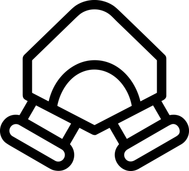 Black and white face mask icon symbol vector illustration in minimal simple style graphic design element for modern artwork clean outline sketch flat pictogram abstract template contour editable isolated digital png format for web ui