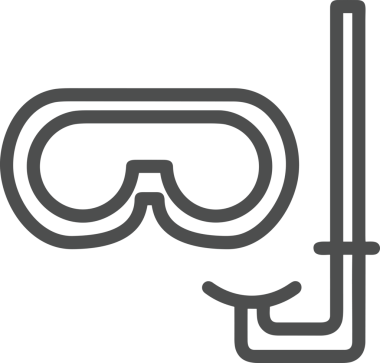 Black and white face mask icon symbol vector illustration in minimal simple style graphic design element for modern artwork clean outline sketch flat pictogram abstract template contour editable isolated digital png format for web ui