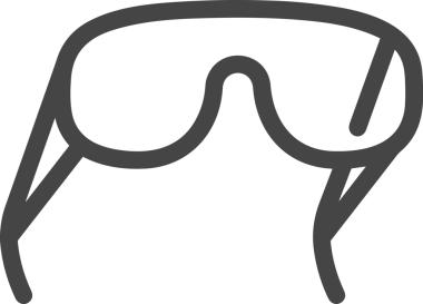 Black and white face mask icon symbol vector illustration in minimal simple style graphic design element for modern artwork clean outline sketch flat pictogram abstract template contour editable isolated digital png format for web ui