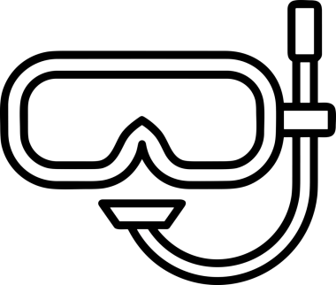 Black and white face mask icon symbol vector illustration in minimal simple style graphic design element for modern artwork clean outline sketch flat pictogram abstract template contour editable isolated digital png format for web ui