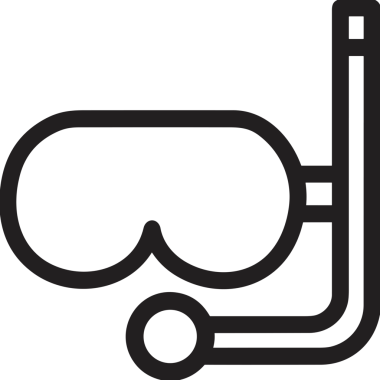 Black and white face mask icon symbol vector illustration in minimal simple style graphic design element for modern artwork clean outline sketch flat pictogram abstract template contour editable isolated digital png format for web ui