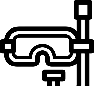 Black and white face mask icon symbol vector illustration in minimal simple style graphic design element for modern artwork clean outline sketch flat pictogram abstract template contour editable isolated digital png format for web ui
