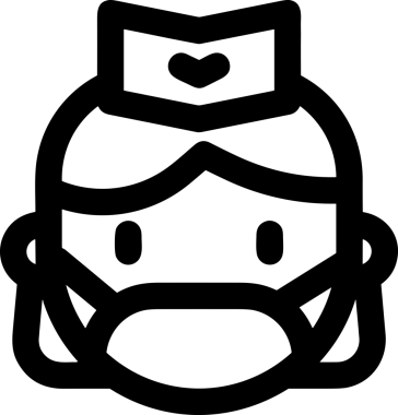 Black and white face mask icon symbol vector illustration in minimal simple style graphic design element for modern artwork clean outline sketch flat pictogram abstract template contour editable isolated digital png format for web ui