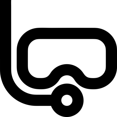 Black and white face mask icon symbol vector illustration in minimal simple style graphic design element for modern artwork clean outline sketch flat pictogram abstract template contour editable isolated digital png format for web ui