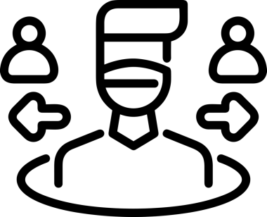 Black and white face mask icon symbol vector illustration in minimal simple style graphic design element for modern artwork clean outline sketch flat pictogram abstract template contour editable isolated digital png format for web ui