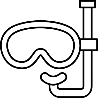 Black and white face mask icon symbol vector illustration in minimal simple style graphic design element for modern artwork clean outline sketch flat pictogram abstract template contour editable isolated digital png format for web ui