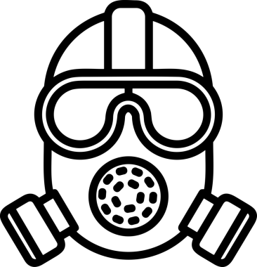 Black and white face mask icon symbol vector illustration in minimal simple style graphic design element for modern artwork clean outline sketch flat pictogram abstract template contour editable isolated digital png format for web ui