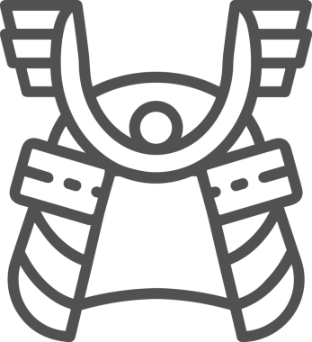 Black and white face mask icon symbol vector illustration in minimal simple style graphic design element for modern artwork clean outline sketch flat pictogram abstract template contour editable isolated digital png format for web ui