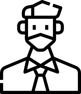 Black and white face mask icon symbol vector illustration in minimal simple style graphic design element for modern artwork clean outline sketch flat pictogram abstract template contour editable isolated digital png format for web ui