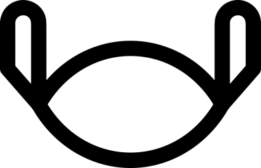 Black and white face mask icon symbol vector illustration in minimal simple style graphic design element for modern artwork clean outline sketch flat pictogram abstract template contour editable isolated digital png format for web ui