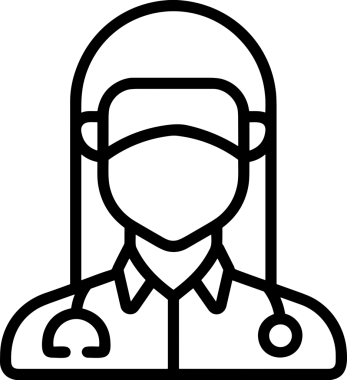 Black and white face mask icon symbol vector illustration in minimal simple style graphic design element for modern artwork clean outline sketch flat pictogram abstract template contour editable isolated digital png format for web ui