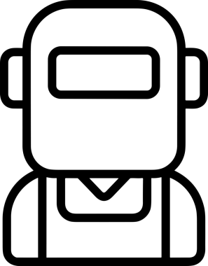 Black and white face mask icon symbol vector illustration in minimal simple style graphic design element for modern artwork clean outline sketch flat pictogram abstract template contour editable isolated digital png format for web ui