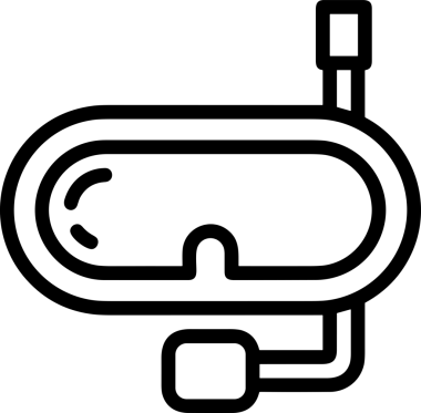 Black and white face mask icon symbol vector illustration in minimal simple style graphic design element for modern artwork clean outline sketch flat pictogram abstract template contour editable isolated digital png format for web ui