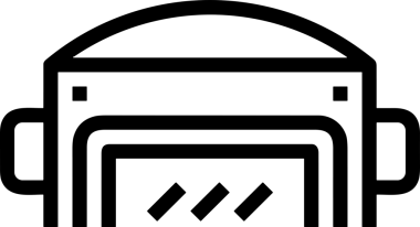Black and white face mask icon symbol vector illustration in minimal simple style graphic design element for modern artwork clean outline sketch flat pictogram abstract template contour editable isolated digital png format for web ui