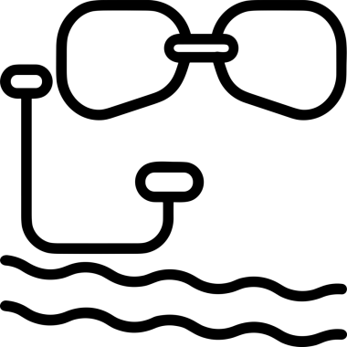 Black and white face mask icon symbol vector illustration in minimal simple style graphic design element for modern artwork clean outline sketch flat pictogram abstract template contour editable isolated digital png format for web ui