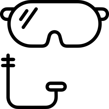 Black and white face mask icon symbol vector illustration in minimal simple style graphic design element for modern artwork clean outline sketch flat pictogram abstract template contour editable isolated digital png format for web ui