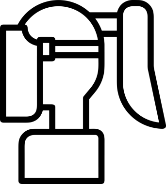 Black and white face mask icon symbol vector illustration in minimal simple style graphic design element for modern artwork clean outline sketch flat pictogram abstract template contour editable isolated digital png format for web ui