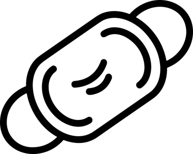 Black and white face mask icon symbol vector illustration in minimal simple style graphic design element for modern artwork clean outline sketch flat pictogram abstract template contour editable isolated digital png format for web ui