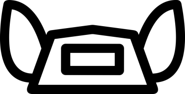 Black and white face mask icon symbol vector illustration in minimal simple style graphic design element for modern artwork clean outline sketch flat pictogram abstract template contour editable isolated digital png format for web ui