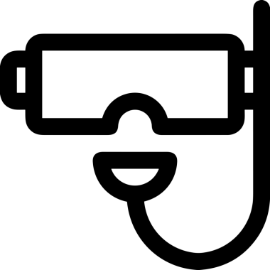 Black and white face mask icon symbol vector illustration in minimal simple style graphic design element for modern artwork clean outline sketch flat pictogram abstract template contour editable isolated digital png format for web ui