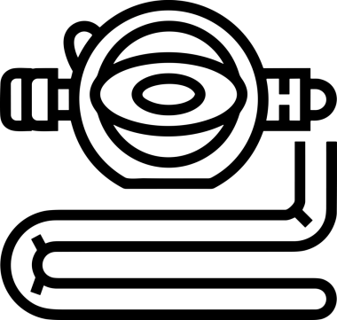 Black and white face mask icon symbol vector illustration in minimal simple style graphic design element for modern artwork clean outline sketch flat pictogram abstract template contour editable isolated digital png format for web ui