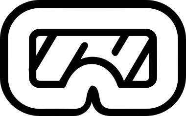 Black and white face mask icon symbol vector illustration in minimal simple style graphic design element for modern artwork clean outline sketch flat pictogram abstract template contour editable isolated digital png format for web ui