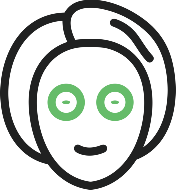 Black and white face mask icon symbol vector illustration in minimal simple style graphic design element for modern artwork clean outline sketch flat pictogram abstract template contour editable isolated digital png format for web ui