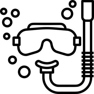 Black and white face mask icon symbol vector illustration in minimal simple style graphic design element for modern artwork clean outline sketch flat pictogram abstract template contour editable isolated digital png format for web ui
