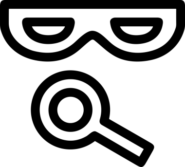 Black and white face mask icon symbol vector illustration in minimal simple style graphic design element for modern artwork clean outline sketch flat pictogram abstract template contour editable isolated digital png format for web ui