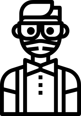 Black and white face mask icon symbol vector illustration in minimal simple style graphic design element for modern artwork clean outline sketch flat pictogram abstract template contour editable isolated digital png format for web ui