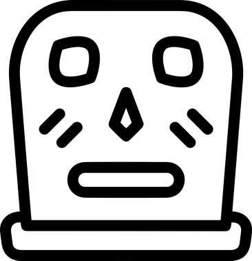 Black and white face mask icon symbol vector illustration in minimal simple style graphic design element for modern artwork clean outline sketch flat pictogram abstract template contour editable isolated digital png format for web ui