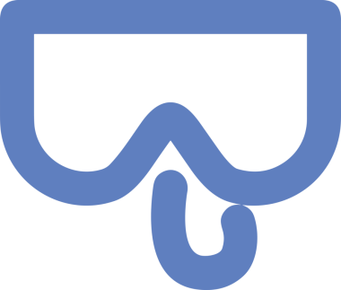 Black and white face mask icon symbol vector illustration in minimal simple style graphic design element for modern artwork clean outline sketch flat pictogram abstract template contour editable isolated digital png format for web ui