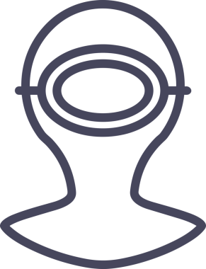 Black and white face mask icon symbol vector illustration in minimal simple style graphic design element for modern artwork clean outline sketch flat pictogram abstract template contour editable isolated digital png format for web ui