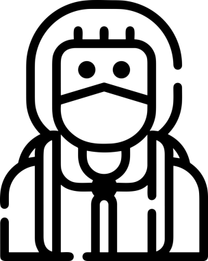 Black and white face mask icon symbol vector illustration in minimal simple style graphic design element for modern artwork clean outline sketch flat pictogram abstract template contour editable isolated digital png format for web ui