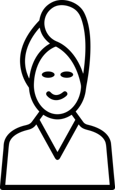 Black and white face mask icon symbol vector illustration in minimal simple style graphic design element for modern artwork clean outline sketch flat pictogram abstract template contour editable isolated digital png format for web ui