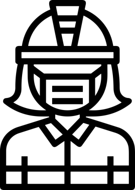 Black and white face mask icon symbol vector illustration in minimal simple style graphic design element for modern artwork clean outline sketch flat pictogram abstract template contour editable isolated digital png format for web ui