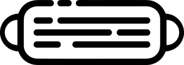 Black and white face mask icon symbol vector illustration in minimal simple style graphic design element for modern artwork clean outline sketch flat pictogram abstract template contour editable isolated digital png format for web ui