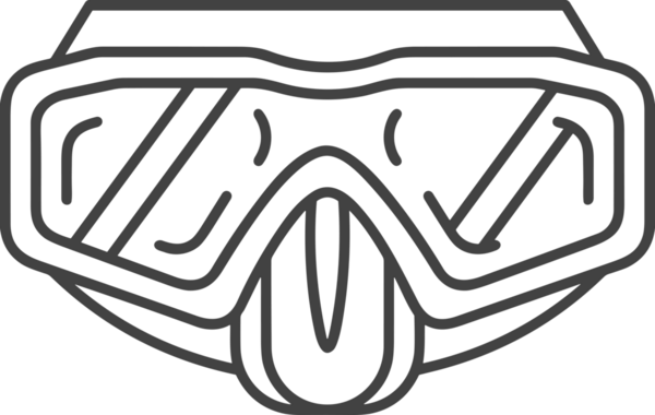 Black and white face mask icon symbol vector illustration in minimal simple style graphic design element for modern artwork clean outline sketch flat pictogram abstract template contour editable isolated digital png format for web ui