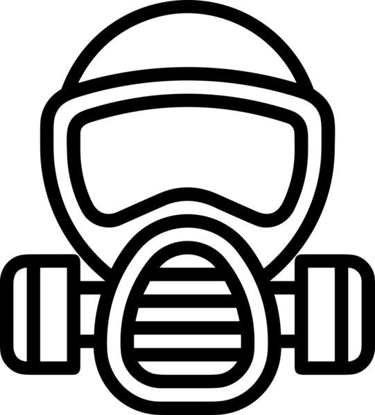 Black and white face mask icon symbol vector illustration in minimal simple style graphic design element for modern artwork clean outline sketch flat pictogram abstract template contour editable isolated digital png format for web ui