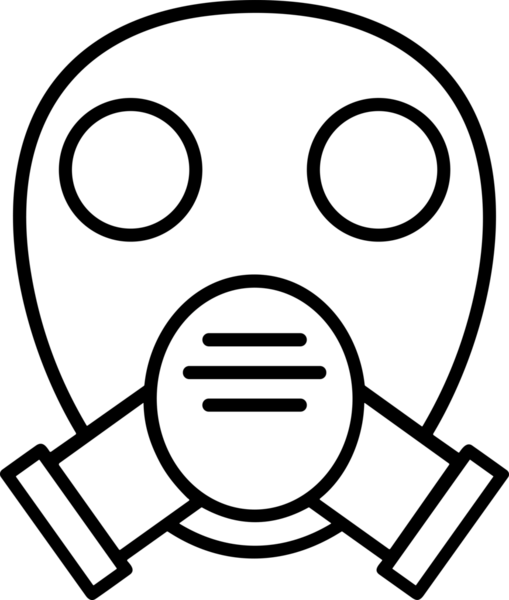 Black and white face mask icon symbol vector illustration in minimal simple style graphic design element for modern artwork clean outline sketch flat pictogram abstract template contour editable isolated digital png format for web ui