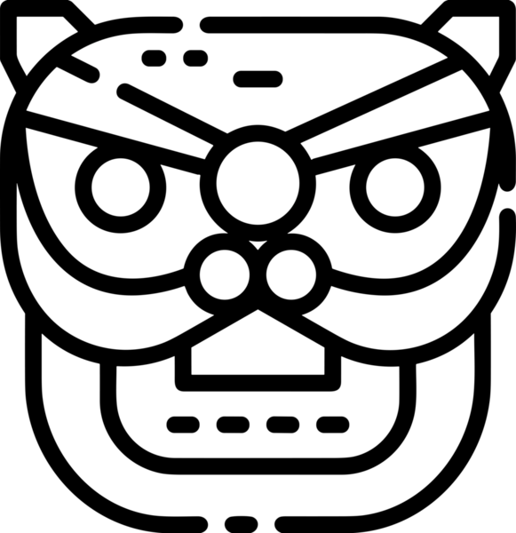 Black and white face mask icon symbol vector illustration in minimal simple style graphic design element for modern artwork clean outline sketch flat pictogram abstract template contour editable isolated digital png format for web ui